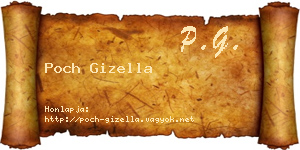 Poch Gizella névjegykártya